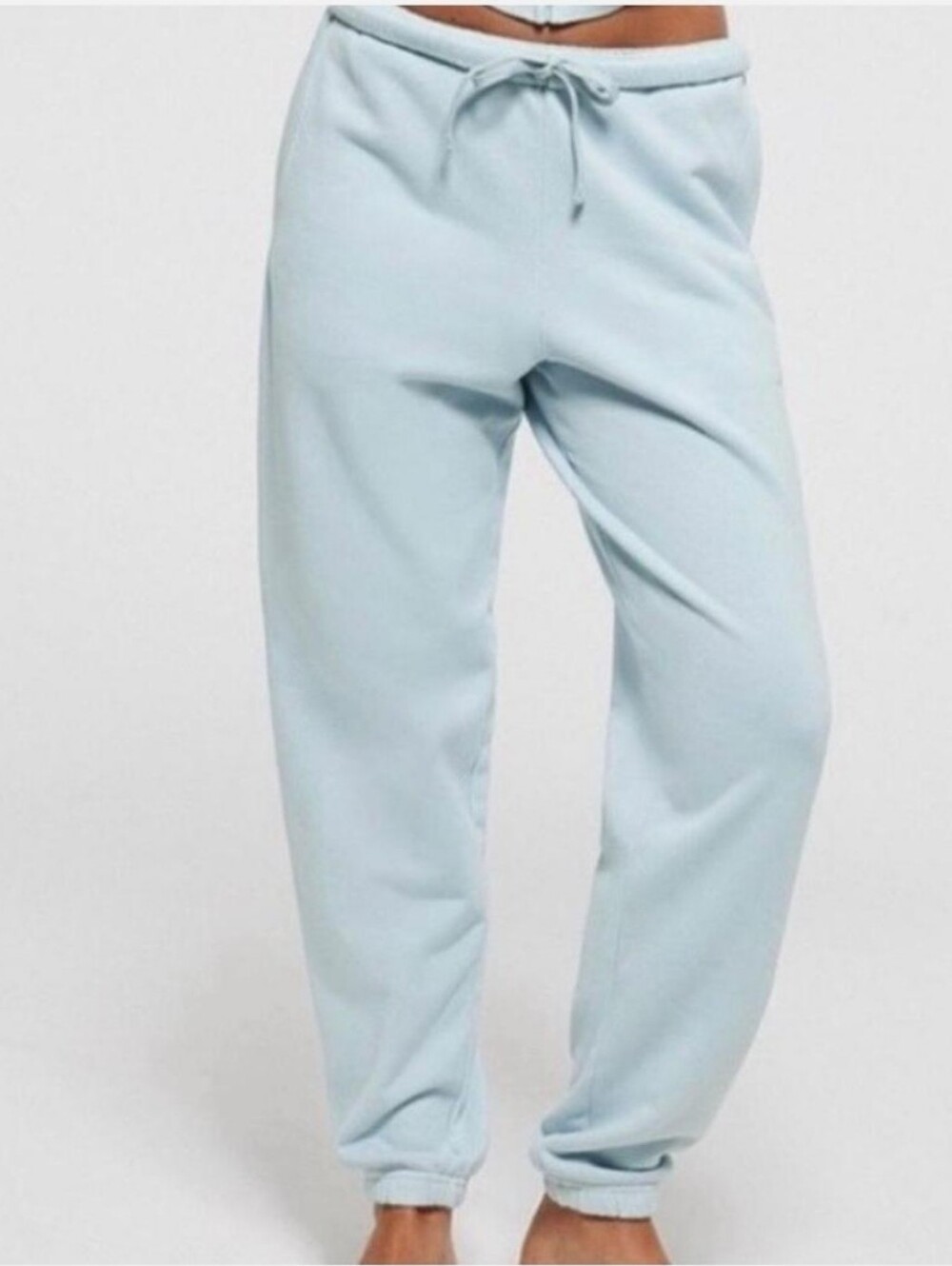 SKIMSBlue Cotton Fleece Classic Jogger Longe Pants Blue X